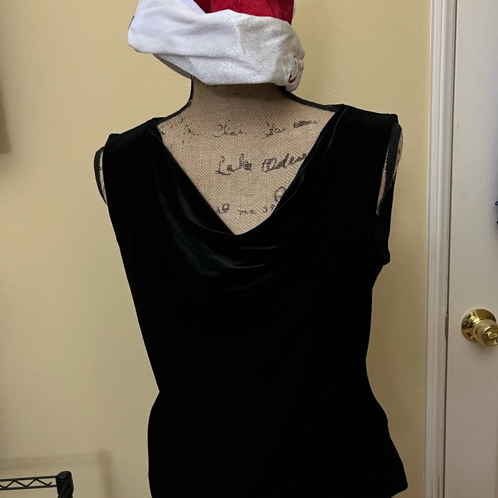 Black Velvet Blouse